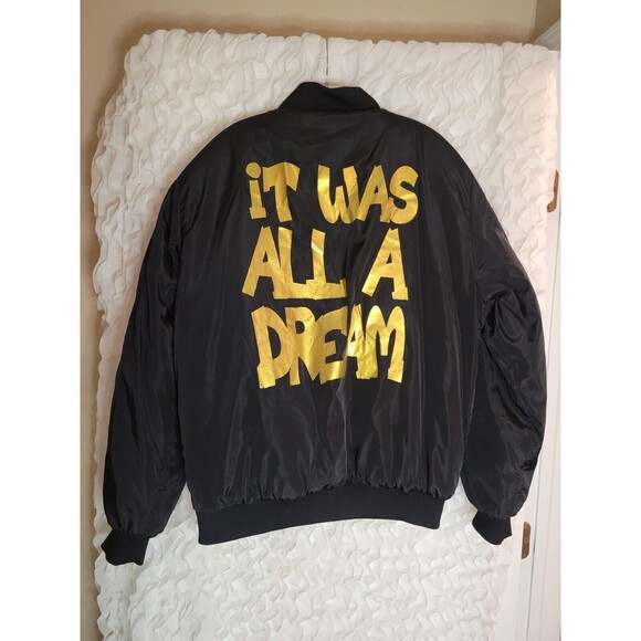 The Notorious B.I.G “It Was All A Dream” Bomber Satin Jacket 2xl - Picture 5 of 7